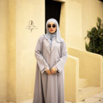 Luminara Grey Abaya